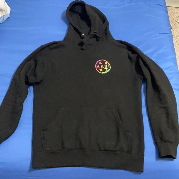 Maui and Sons Black Hoodie - Picture 1 of 3